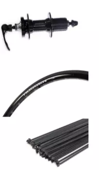 Колесо велосипедное HOGGER 26", заднее, алюминий, HL19DF-B_26"_11287