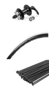 Колесо велосипедное HOGGER (Weinmann), переднее, 27,5", под дисковый тормоз, эксцентрик, HL20DF-A_27.5_11275