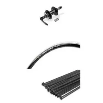 Колесо велосипедное HOGGER (Weinmann), заднее, под дисковый тормоз, под трещотку, эксцентрик, чёрный, HL21DF-B_29"_11277