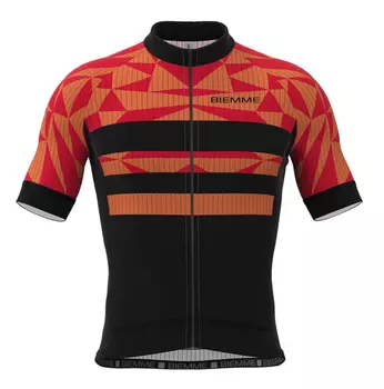 Веломайка Biemme SEMPIONE, короткий рукав, красно-черный 2020