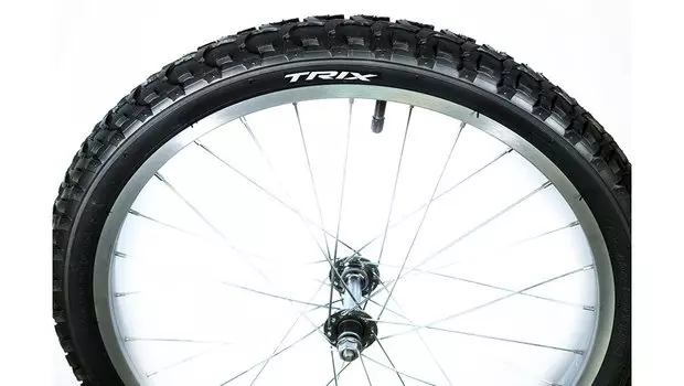 Колесо велосипедное переднее 20", алюминиевый обод, передняя втулка, камера, покрышка Trix, 20" alloy, (переднее)