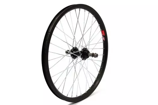 Колесо велосипедное STARK, 20", заднее, BMX, 48 спиц, алюминиевый сплав, втулка KT-104R , ось 14мм, черный