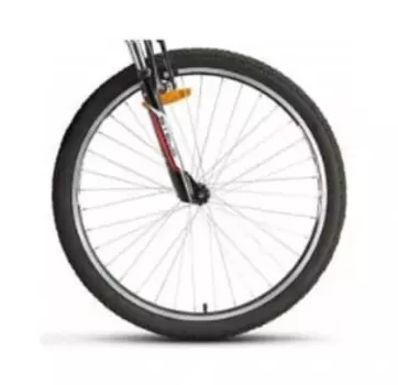 Колесо велосипедное STELS, 26", переднее, в сборе, для Focus, одинарный обод, под гайку, 630064