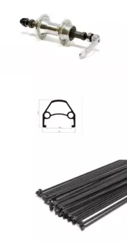 Колесо велосипедное TRIX, 27,5", заднее, втулка серебристая, под трещотку, эксцентрик, D-23 (27,5) black, 11408