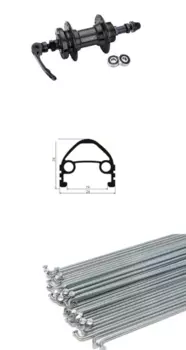 Колесо велосипедное TRIX, 28-29", заднее, .втулка под трещотку, под дисковый тормоз, эксцентрик, 28-29"black, 11733