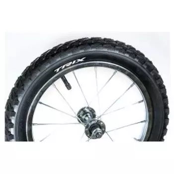 Колесо велосипедное TRIX переднее 14", стальной обод, передняя втулка, камера, покрышка Trix, 14" steel (переднее)