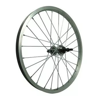 Колесо велосипедное VELOOLIMP, 28", заднее, обод одинарный, алюминий, без пистонирования, втулка сталь, на гай, ZVO21339