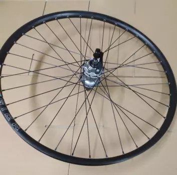 Колесо велосипедное, заднее, 26", обод ALEX RIMS MD19, втулка FH-M525 DEORE, под дисковый тормоз, эксцентрик