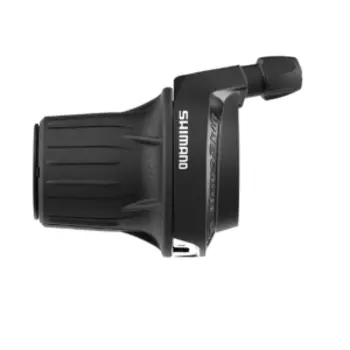 Шифтер велосипедный SHIMANO Tourney RV200-L, левый, 3 скоростей, sis, трос 1800мм, без упаковки, ASLRV200LB