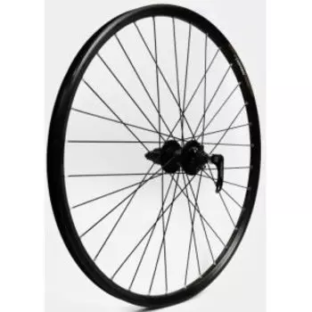 Колесо заднее COMODO 26" обод алюминиевый, двойной, 32H, пистонированный, 559x21/28,6x20мм, черный, WLCM-GA18-3277