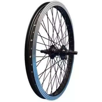Колесо заднее TRIX 20" BMX, промышленный подшипник, алюминий, черный, М-20-black-8989