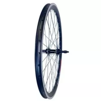 Колесо заднее TRIX 24", обод алюминиевый, двойной, 36H, фрезерованный, 507х19.6/25х29,5мм, черный, D1-24-black-14887