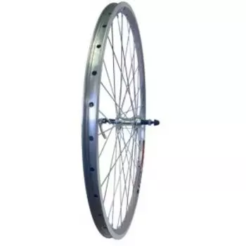 Колесо заднее TRIX 28-29", обод алюминиевый, двойной, 36H, 622х19,4/25х21,4мм, серебристый, D23-28-29-silver-14634