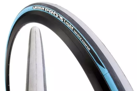 Покрышка велосипедная MICHELIN PRO3 LIGHT, 700Cx23, шоссе, Folding, синяя, 700Cx23