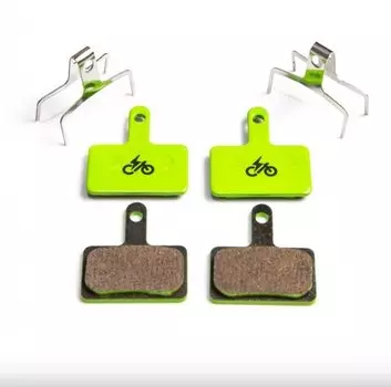 Колодки тормозные CLARKS EVRS811X2 диск. мет/карб. 2 пары, для E-BIKE SHIMANO BR-M465/475/495/515/525,AURI, 3-812