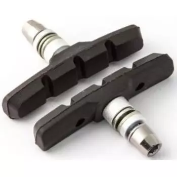 Колодки тормозные M-WAVE, 60мм, с крепежом, симметричные, черные, 00-170109