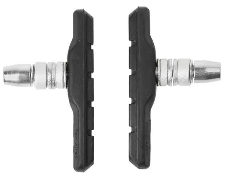 Колодки тормозные PROMAX 70VT, 70 мм, с крепежом, ассиметричные, на блистере, черный, (5-361768), 5-361788