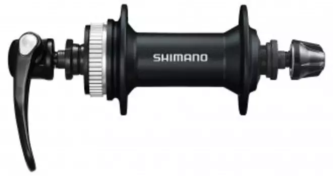 Велосипедная втулка SHIMANO Alivio, передняя, 32 отверстий, чёрная, EHBM4050BL