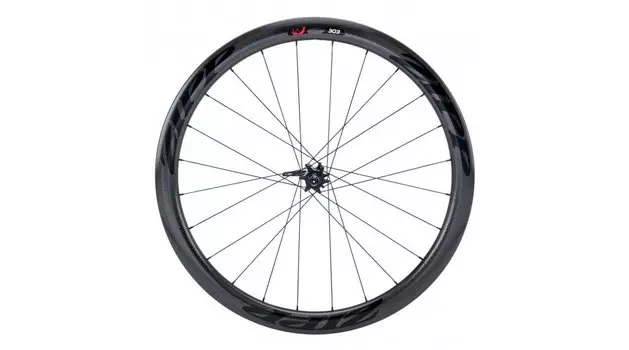 Колёсо переднее Zipp 303 Firecrest Carbon Clincher 77, 18 spokes, черный, 00.1918.237.002