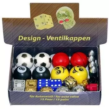 Колпачки для ниппеля M-Wave, авто, алюминий/пластик, в ассортименте, 5-519970