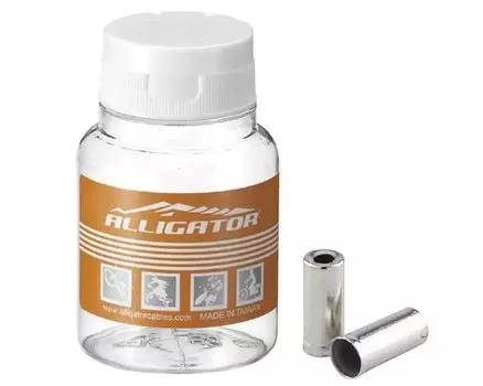 Колпачoк ALLIGATOR LY-HPB14#B200, для рубашки переключения, 4.1х4.5х10.8 мм, латунь, 200 штук, серебристый, 6-200462