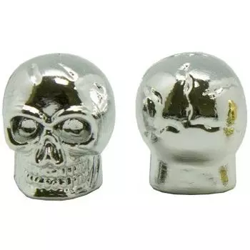 Колпачок на автониппель MR.CONTROL, алюминиевый "череп", хромированный, NZ-KN AUTO VLAVE