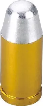 Колпачок на автовентиль "пуля" золотистая с тупым концом, 1A-66