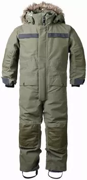 Комбинезон детский Didriksons ARNESEN, серо-зеленый, 501885