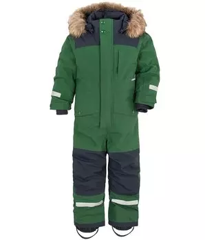 Комбинезон детский Didriksons BJORNEN KIDS COVERALL, 423 зеленый лист, 503314 (Размер: 90)