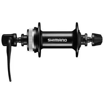 Втулка велосипедная Shimano MT200, передняя, 32 отверстия, QR, CenterLock, чёрный, EHBMT200B