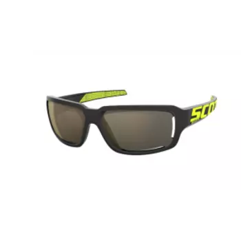 Очки велосипедные SCOTT Obsess ACS black/neon yellow gold chrome, 235512-4755052