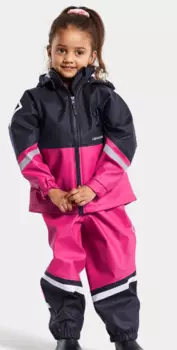 Комбинезон детский DIDRIKSONS WATERMAN KIDS SET, неоновый розовый, 503969 (Размер: 100 )