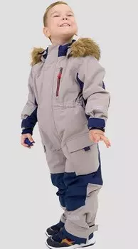 Комбинезон детский NORPPA SINARA KIDS COVERALL, камень, 100230 (Рост: 130)