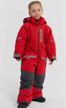 Комбинезон детский NORPPA VILGA KIDS COVERALL, 344 красный уголь, 100446 (Рост: 140)