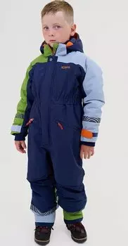Комбинезон детский NORPPA VIVI COVERALL, глубокая синяя, 100229 (Рост: 100)