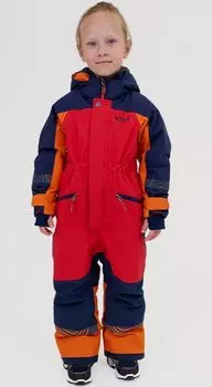 Комбинезон детский NORPPA VIVI COVERALL, красный, 100229 (Рост: 130)