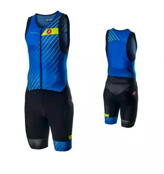 Комбинезон для триатлона Castelli FREE SANREMO SUIT, синий/черный