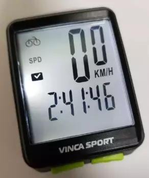 Компьютер беспроводной Vinca Sport, 12 функций, зеленый с черным, V 1507 green/black