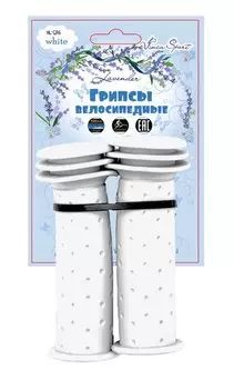 Грипсы велосипедные VINCA, детские, резиновые, 102 мм, белые, H-G 96 white