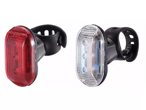 Комплект фонарей BBB CombiLaser, белый+красный, 4x AAA, BLS-79