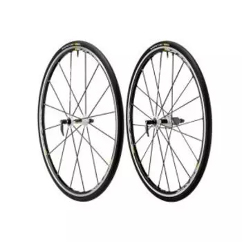 Комплект колес с покрышками Mavic R-SYS 2012, шоссе, втулки: 100/130, ось: 9мм, MAV_12796214