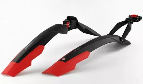 Комплект крыльев Simpla ADHD 27.5''-29'', для велосипедов с амортизаторами 27.5''-29'', черно-красный, S28.3