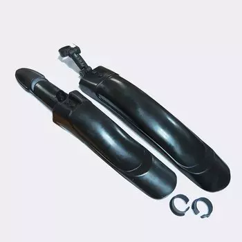 Комплект крыльев TBS 26", чёрный, полноразмерное, широкие, пластик