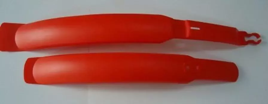 Комплект крыльев удлиненных, 24"-26", материал пластик, красный, HN 06 red