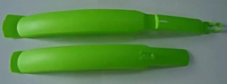 Комплект крыльев удлиненных, 24"-26", материал пластик, с европодвесом, зеленый, HN 06-1 green