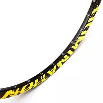 Комплект наклеек на обода Colt Bikes DOMINATION SL, 26", 559x25, черный\желтый, 3182MD32ph0Yellow