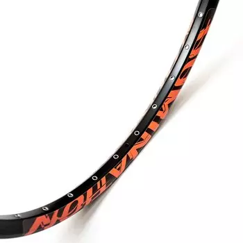 Комплект наклеек на обода Colt Bikes DOMINATION SL, 26", 559x25, черный\красный, 3182MD32ph0Red