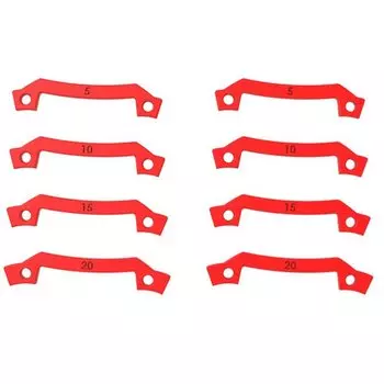 Комплект ограничителей Leatt Hybrid+X-Frame Extension Stopper Kit Pair, для наколенников, 2024, 4018663070