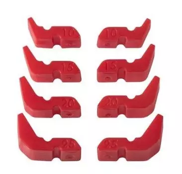 Комплект ограничителей наколенников Leatt C-Frame Pro Carbon Extension Stopper Kit Pair Black, OS, 2025, 4018100880