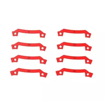 Комплект ограничителей наколенников Leatt Hybrid+X-Frame Extension Stopper Kit Pair Black, OS, 2025, 4018663070